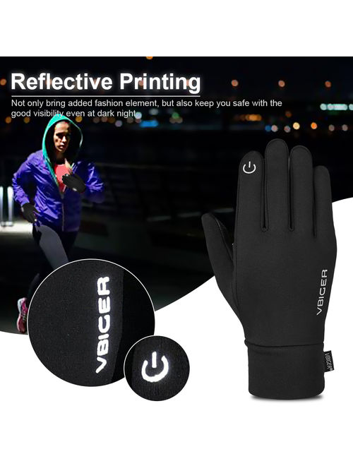 Winter Gloves Touch Screen Driving Gloves Anti-slip Cycling Gloves Warm Fleece Gloves for Men Women