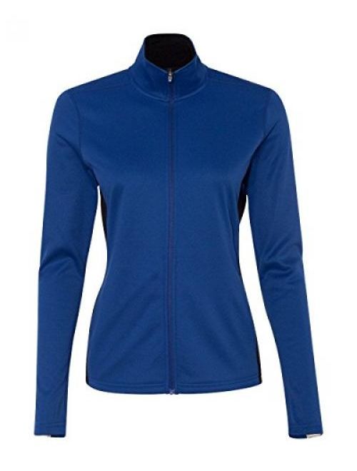 Champion Women'S Performance Colorblock Full-Zip Jacket (Athletic Royal_Black) (S)