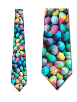 Easter Ties Mens Holiday Easter Egg Necktie by Three Rooker