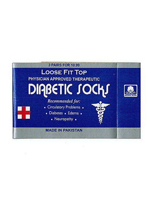 USBingoshop 6 Pairs Mens White Gray Black Physicians Approved Cotton Crew Diabetic Socks