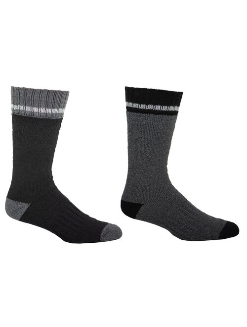 Men's Kodiak Thermal Cotton Crew Socks - 2-pack