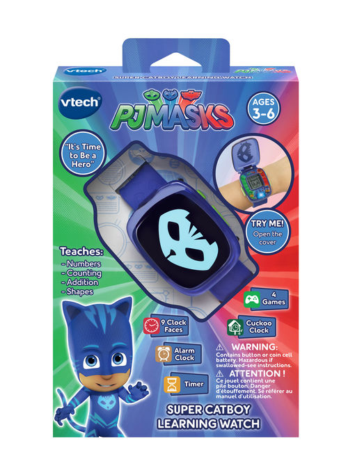 VTech PJ Masks Super Catboy Learning Watch, PJ Masks Watch, Kids Watch