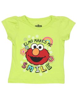 Sesame Street Elmo Girls Short Sleeve Tee 6SE5796