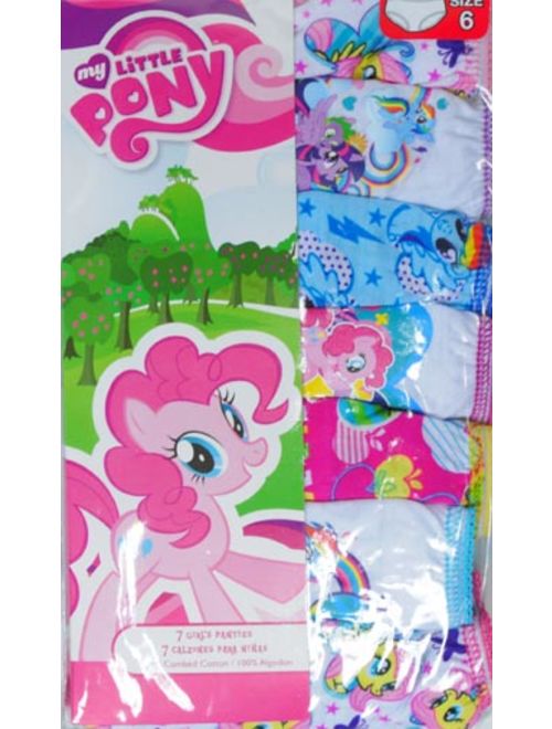My Little Pony, Girls Underwear, 7 Pack Panties (Little Girls & Big Girls)