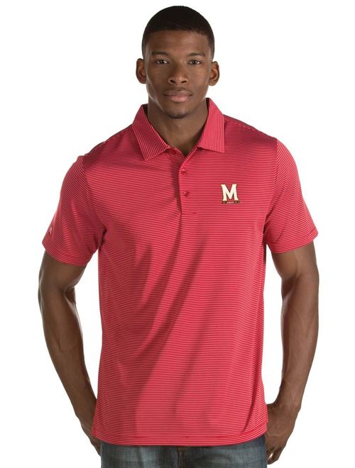Antigua Maryland Mens Quest Polo (Color: Red)