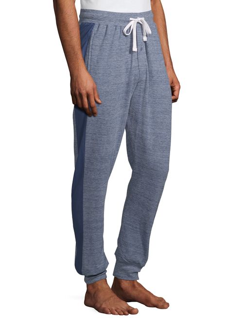 Hanes Men's 1901 French Terry Jogger Lounge Pant with Side Panels