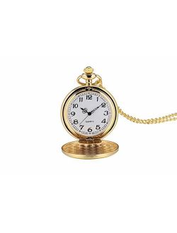 Smooth Vintage Pocket Watch with Chain