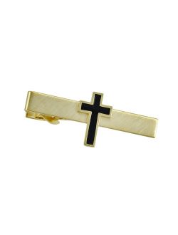 Gold Plated Christian Cross Tie Bar Clip Business