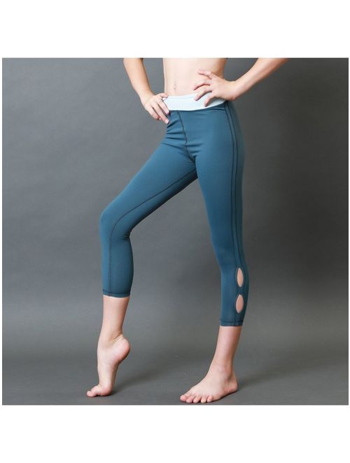 Veva by Very Vary Girls Blue Grey Capri Leggings