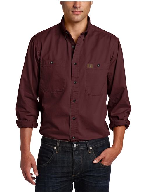 Wrangler Riggs Workwear Men's Logger Twill Long Sleeve Workshirt