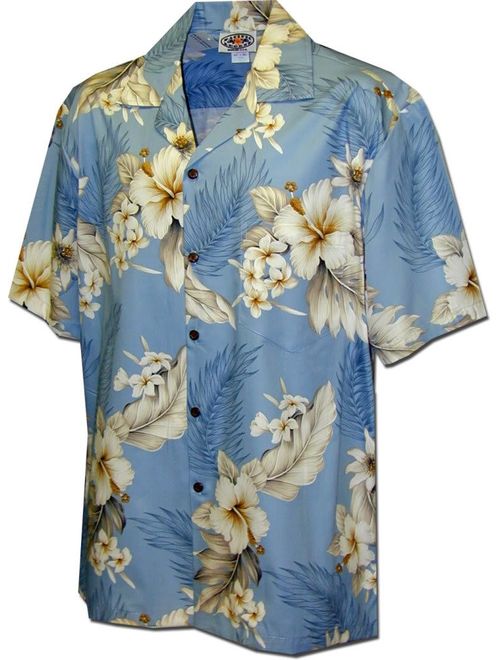 Pacific Legend Plumeria Hibiscus Hawaiian Shirts
