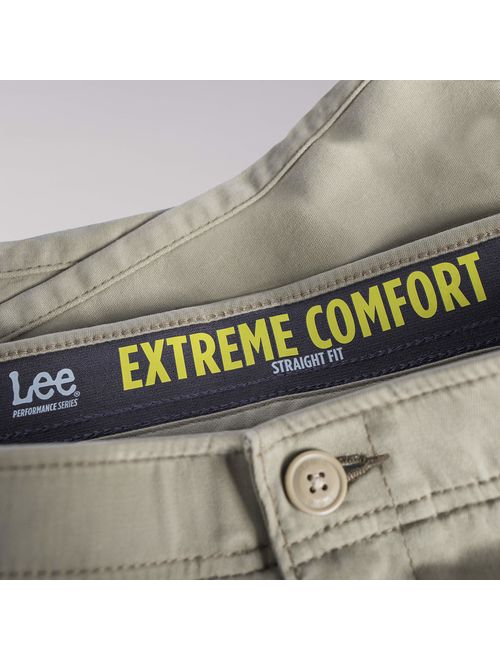 LEE Men's Performance Series Extreme Comfort Khaki Pant