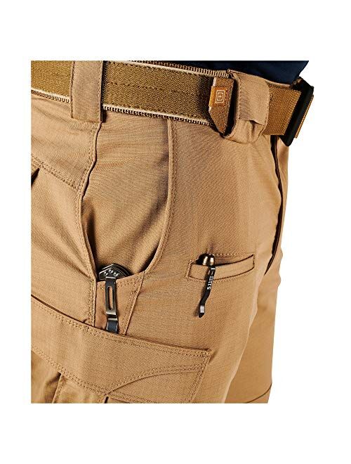 5.11 Beige Solid Relaxed Fit Cargo Pant