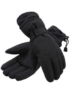 Simplicity Women's Thinsulate Insulated Lined Waterproof Outdoors Ski Gloves