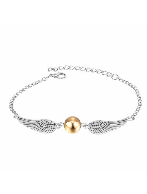 Bigib Set of Necklace and Bracelet for Harry Potter Fans Merchandise