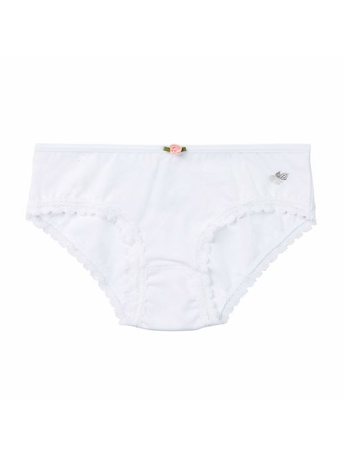 Soft Cotton Modal Spandex Blend Tagless Lucky & Me 6-Pack Ava Little Girls Bikini Underwear Colorful