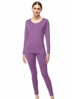 WUHOUPRO Womens Ultra Soft Thermal Underwear Long Johns Set with Fleece Lined