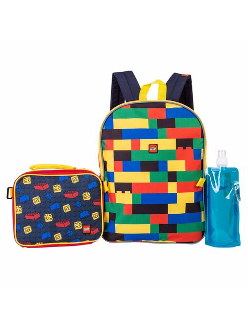 LEGO Batman Backpack Combo Set - Lego Boys' 4 Piece Backpack Set - Backpack & Lunch Kit