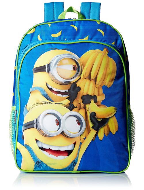 Despicable Me Boys' Universal Multi Compartment 16 Inch Backpack