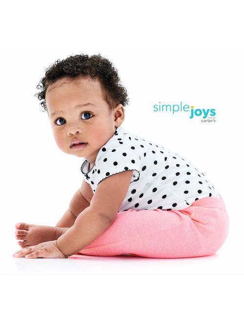 Simple Joys by Carter's Baby Girls' 6-Pack Short-Sleeve Bodysuit