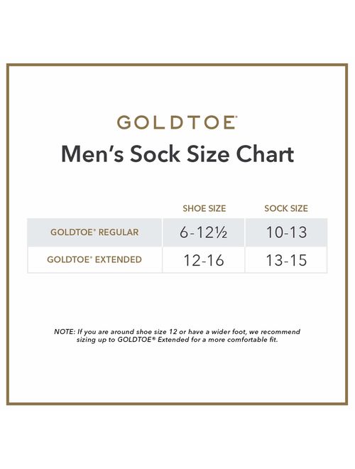 Gold Toe Men's Cotton Crew 656s Athletic Sock Multipairs
