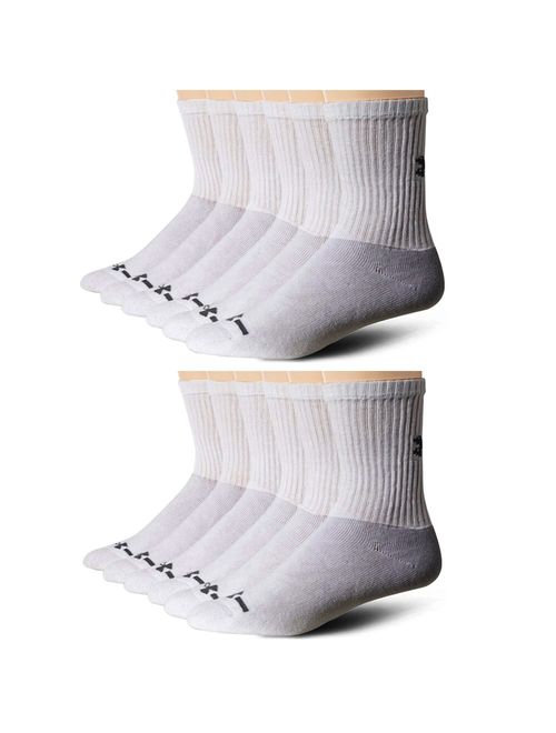 Under Armour Adult Charged Cotton 2.0 Crew Socks, 6-Pairs