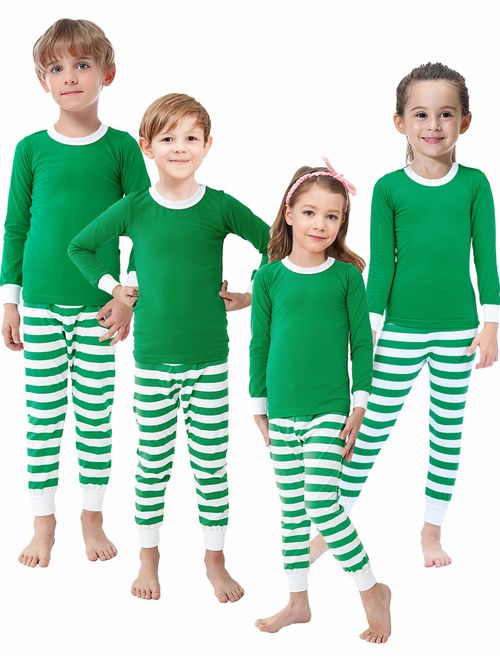 Matching Family Pajamas for Women Men Christmas Boys and Girls Red Striped Jammies Baby Clothes