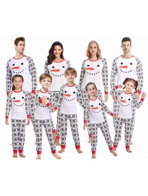 Christmas Family Matching Pajamas Set Santa's Deer Sleepwear for The Family Boys and Girls