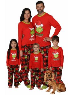 Dr. Seuss Grinch Christmas Pajamas - Matching Family Adult Kids Pajama Sets