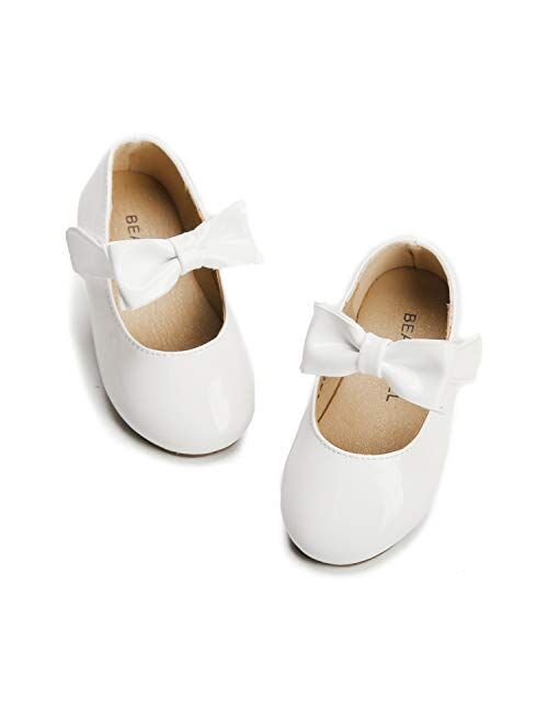 Ballet Flats for Easter Flower Girl Party School Shoes Felix & Flora Toddler Little Girl Mary Jane Dress Shoes 