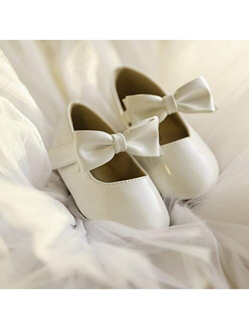 Felix & Flora Girls' Shoes Girl's Ballerina Flat Shoes Mary Jane Dress Shoes (Little/Toddler Girls Shoes/Big Kids)