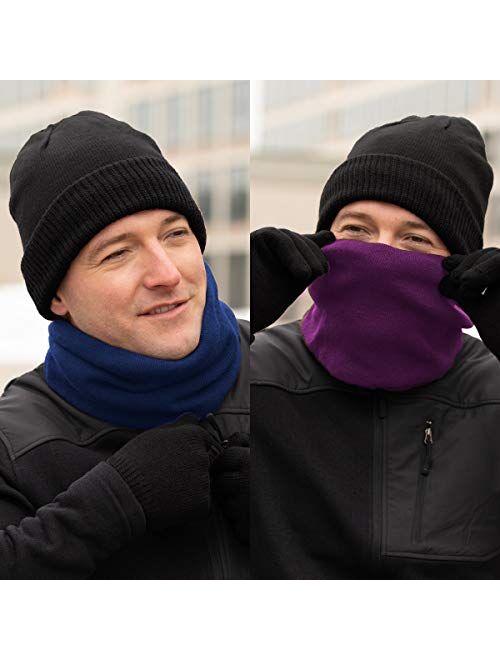 Arctic (2 Pack) Thick Heat Trapping Thermal Neck Warmers