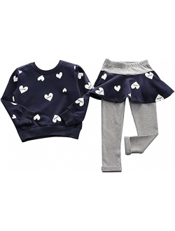 BomDeals Adorable Cute Toddler Baby Girls Clothes Set,Long Sleeve T-Shirt +Pants Outfit
