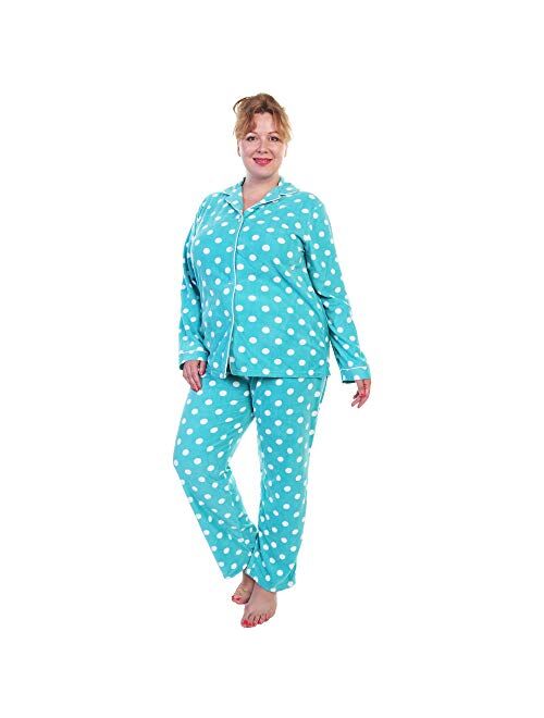 Angelina Women's Cozy Fleece Pajama Set 