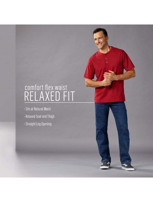 Wrangler Authentics Mens Relaxed Fit Comfort Flex Jean