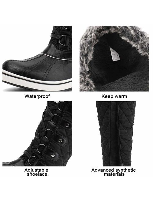 ALEADER Women's Waterproof Winter Snow Boots
