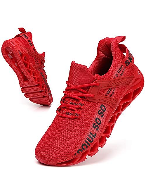 Buy SKDOIUL Sport Running Shoes for Mens Mesh Breathable Trail Runners ...