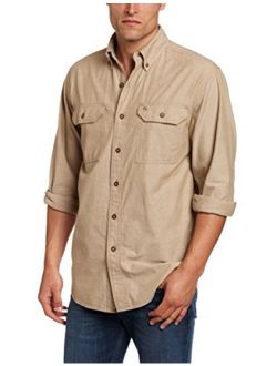 Men's Fort Lightweight Chambray Button Front Relaxed Fit LS Shirt S202