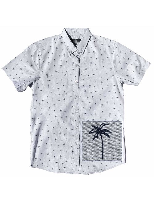 M MOLOKAI SURF Official Molokai Button up Slim Fit Hawaiian Short Sleeve Shirts
