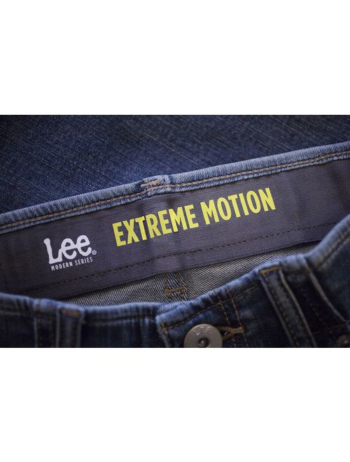 LEE Men's Modern Series Extreme Motion Straight Fit Tapered Leg Jean