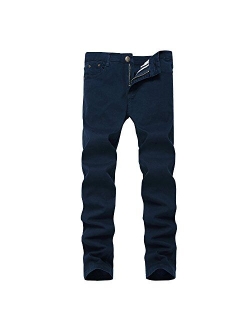 WULFUL Men's Skinny Slim Fit Stretch Comfy Fashion Denim Jeans Pants