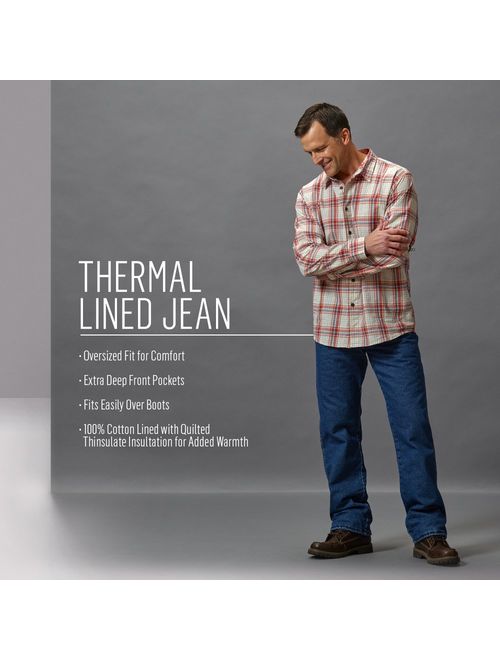 Wrangler Rugged Wear Men's Woodland Thermal Jean