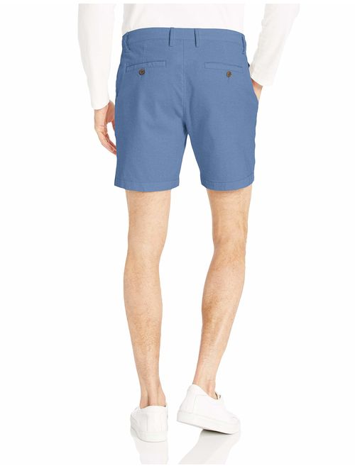 Amazon Brand - Goodthreads Men's 7 Cotton Solid Relaxed Fit Short