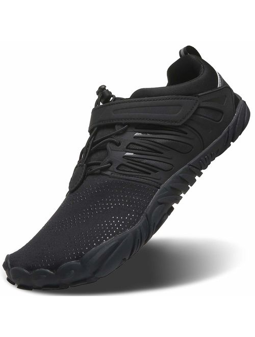 Zero Drop Wide Toe ALEADER Mens Minimalist Trail Running Shoes Barefoot 