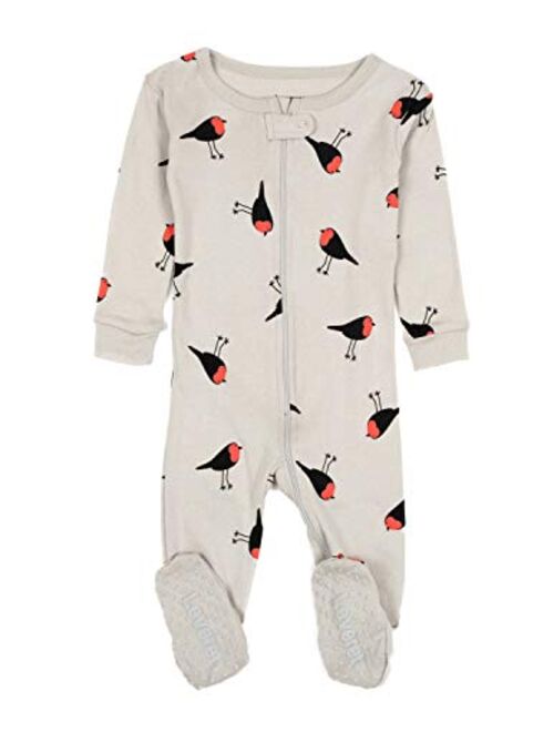 Leveret Fleece Baby Boys Girls Footed Pajamas Sleeper Kids & Toddler Christmas Pajamas (3 Months-5 Toddler)