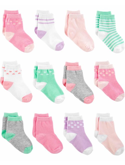 Simple Joys by Carter's Baby Girls' 12-Pack Socks