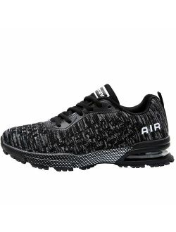 QAUPPE Mens Air Running Shoes Athletic Trail Tennis Sneaker(US7-12.5 D(M)