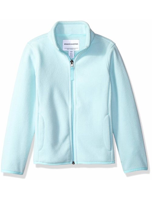 Amazon Essentials Girls Full-Zip Polar Fleece Jacket