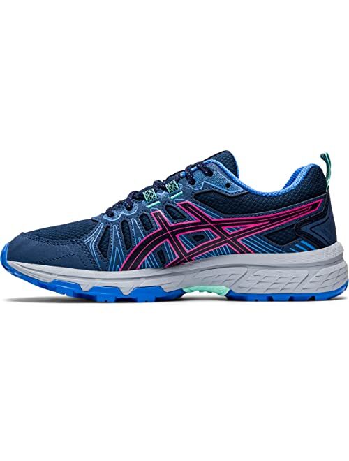 ASICS Synthetic Lace Up Colorful Trail Running Shoes