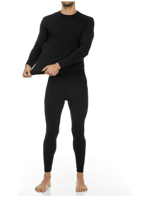 Thermajohn Men's Ultra Soft Thermal Underwear Long Johns Set with Fleece Lined